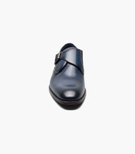 Load image into Gallery viewer, Stacy Adams KARCHER Navy Plain Toe Monk Strap