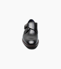 Load image into Gallery viewer, Stacy Adams KARCHER Black Plain Toe Monk Strap