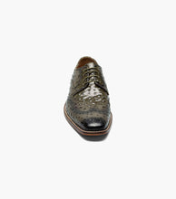 Load image into Gallery viewer, Stacy Adams GENNARO Olive Wingtip Oxford WIDE WIDTH