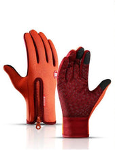Load image into Gallery viewer, Winter Gloves Touch Screen Riding Motorcycle Sliding Waterproof Sports Gloves With Fleece