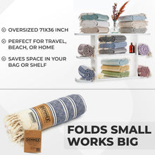 Load image into Gallery viewer, Indulge in the Luxury of 100% Certified Organic Turkish Cotton Towels