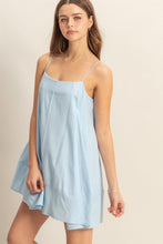 Load image into Gallery viewer, A-Line Flowy Mini Cami Dress with Pockets – Chic, Playful, and Practical for a Relaxed Summer Look with Flowy Design and Convenient Pockets