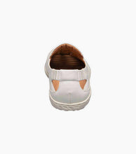 Load image into Gallery viewer, Stacy Adams IBIZA Woven Vamp White Moc Toe Slip On