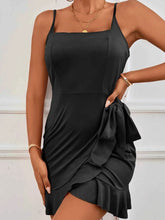 Load image into Gallery viewer, Tie Detail Wrap : Cami Mini Dress