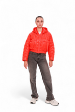 Load image into Gallery viewer, Lexi Cropped Jacket in Coral