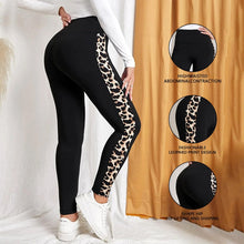 Load image into Gallery viewer, Leopard Print High-Waist Butt-Lifting Yoga Pants – Stretchy Slim Fit Leggings