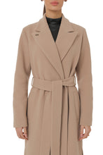 Load image into Gallery viewer, Arden Classic Wraparound Overcoat in Latte