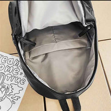 Load image into Gallery viewer, Elegant Leather Backpack Bag : With Fancy Zipper
