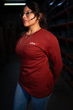 Load image into Gallery viewer, FR Women's Crew Neck - Wine Red