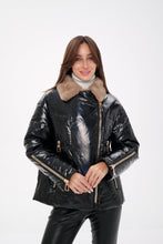Load image into Gallery viewer, Genuine Mink Fur Down Fill Jacket