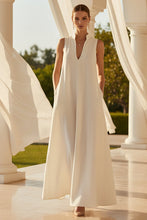 Load image into Gallery viewer, Women's Sleeveless Stand-Collar Maxi Dress