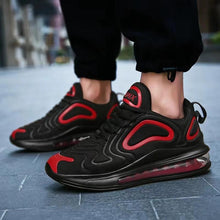 Load image into Gallery viewer, Mandotos Men Casual Air Cushion Black Shoes Outdoor Breathable Lace Up Sneakers Running Sports