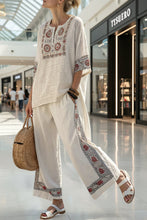 Load image into Gallery viewer, Women’s Beach Vacation Two Piece Set – Loose Summer Outfit