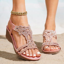 Load image into Gallery viewer, Bohemian Thick-Sole Wedge Sandals – 3 Colors EU 36–42