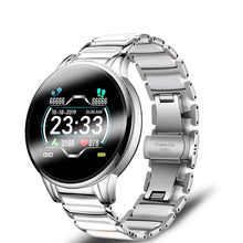 Load image into Gallery viewer, New Ceramic Smart Sport Fitness Watch For Women With Heart Rate Blood Pressure Monitor For Android and IOS Sistems Sport Multifunctional Steel Belt Smartwatch