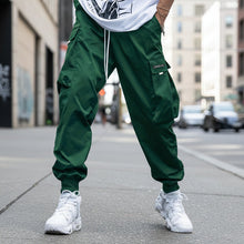 Load image into Gallery viewer, Men’s Multi‑Pocket Drawstring Cargo Pants