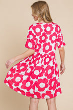 Load image into Gallery viewer, Summer Trendy Women Flower Print Ruched Dress - Trendy and Comfortable Dress for Effortless Style