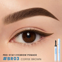 Load image into Gallery viewer, 2 In 1 3D Eyebrow Gel Cream Eyeliner Pencil 3 Colors Waterproof Long-lasting Eyebrow Pomade Enhancers Makeup Cosmetics