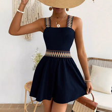 Load image into Gallery viewer, Women's Resort-Style Sleeveless Wide-Leg Jumpsuit with Cinched Waist