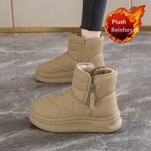 Load image into Gallery viewer, Women’s Warm Fleece-Lined Snow Boots – Casual Winter Anti-Slip Ankle Boots