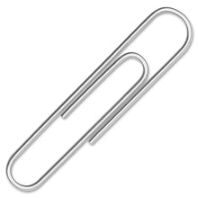 Load image into Gallery viewer, ACCO Recycled Paper Clips, #1 Size, Smooth Silver Finish – 100/Box