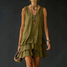 Load image into Gallery viewer, V-Neck Sleeveless Midi Dress – 5 Colors, S–2XL