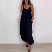 Load image into Gallery viewer, Loose Casual Solid Color Hollow-out Camisole Women's Jumpsuit