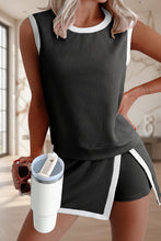 Load image into Gallery viewer, Women's Ribbed Sleeveless Tank & Shorts Set