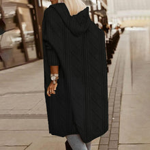 Load image into Gallery viewer, Women's Textured Hooded Longline Jacket