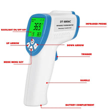 Load image into Gallery viewer, Digital Infrared Forehead Thermometer - # BAGE61110004