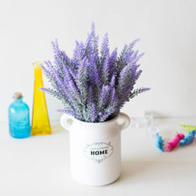 Load image into Gallery viewer, 1 Bundle Artificial Lavender Fake Flowers Wedding Bouquet Home Kitchen Office Table Centerpieces Arrangements Decor