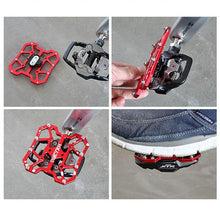 Load image into Gallery viewer, 1 Pair Aluminum Alloy Bicycle Clipless Pedal Platform Adapters For Bike Pedals Mountain Road Bike Accessories Universal Clipless Alloy Platform Adapters Cleats Pedal