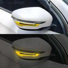 Load image into Gallery viewer, 1 Pair Car Rearview Mirror Reflective Sticker Car-styling Safety Warning Reflective Sticker Car Rearview Mirror Decorative Strip Reflective Car Stickers Set Rearview Mirror Reflective Warning Stickers Car Side Reflective Stickers