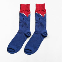 Load image into Gallery viewer, 1 Pair Creative Autumn Winter Unisex Pure Cotton Casual Socks Animals Zebra Shark Crocodile Socks Happy Funny Classic Socks For Men And Women