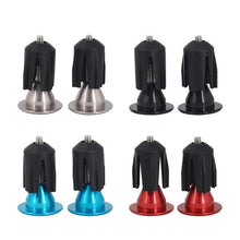 Load image into Gallery viewer, 1 Pair Mountain Bike Grip Handle Bar End Cap Aluminium Alloy Handlebar Grips Plugs Caps For Bicycle Handlebar Bar End Plugs Bike Handlebar Caps End Plugs For Most Bicycles Road Bike Mountain Bike