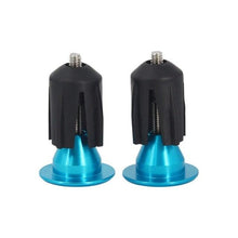 Load image into Gallery viewer, 1 Pair Mountain Bike Grip Handle Bar End Cap Aluminium Alloy Handlebar Grips Plugs Caps For Bicycle Handlebar Bar End Plugs Bike Handlebar Caps End Plugs For Most Bicycles Road Bike Mountain Bike
