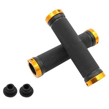 Load image into Gallery viewer, 1 pair Road Cycling Handlebar Grips Anti-Skid Rubber Bicycle Grips Mountain Bike Lock On Bicycle Handlebars End Grips Handle Grip With Aluminum Lock Bike Grip For Scooter Cruiser Tricycle Wheel Chair Mountain Road Urban Foldable Bike