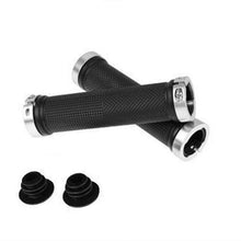 Load image into Gallery viewer, 1 pair Road Cycling Handlebar Grips Anti-Skid Rubber Bicycle Grips Mountain Bike Lock On Bicycle Handlebars End Grips Handle Grip With Aluminum Lock Bike Grip For Scooter Cruiser Tricycle Wheel Chair Mountain Road Urban Foldable Bike