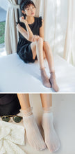 Load image into Gallery viewer, 1 Pair Woman Socks Spring New Fashion Socks Solid Color Women Soft Cute Long Socks For Women Mesh Thin Socks High Quality Cotton Invisible Socks For Women