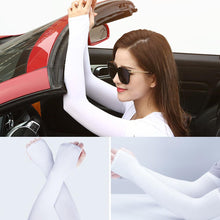 Load image into Gallery viewer, 1 Pairs Arm Sleeves Warmers Sports Sleeve Sun UV Protection Hand Cover Cooling Warmer Running Fishing Cycling Sunscreen Sun Protection Arm Sleeves For Men Women Arm Cover For Cycling Outdoor Sports