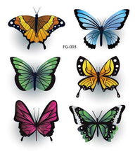 Load image into Gallery viewer, 1 Pc Butterfly 3D Temporary Tattoo 52 Style Waterproof Butterfly Tattoos Stickers Temporary Colorful Design For Womens
