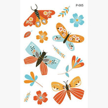 Load image into Gallery viewer, 1 Pc Butterfly 3D Temporary Tattoo 52 Style Waterproof Butterfly Tattoos Stickers Temporary Colorful Design For Womens