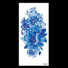 Load image into Gallery viewer, 1 Pcs Elegant Temporary Tattoos Stickers Rose Flowers Arm Shoulder Tattoo Waterproof Big Luxury Flower For Womens