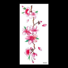 Load image into Gallery viewer, 1 Pcs Elegant Temporary Tattoos Stickers Rose Flowers Arm Shoulder Tattoo Waterproof Big Luxury Flower For Womens