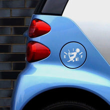 Load image into Gallery viewer, 1 Pcs Funny Car Sticker Pull Fuel Tank Pointer To Full Hellaflush Reflective Vinyl Car Sticker Decal Funny High Gas Car Stickers, Reflective Gas Consumption Decal Heat & Water Resistant Fuel Gage Empty Stickers for Car Trucks Motorcycle SUV Van