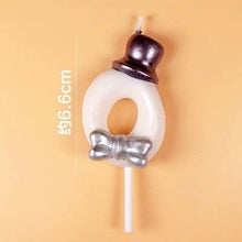 Load image into Gallery viewer, 1 Pcs Number 0-9 Birthday Candle Number One Birthday Gold Number Candles Party Celebration Baby Showers Happy Birthday Cake Candles for Kids Adult Wedding/ Party Crown Candle Cake Decoration Tools