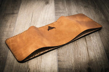Load image into Gallery viewer, The Trinity Trifold Wallet - Saddle Tan