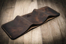 Load image into Gallery viewer, The Trinity Trifold Wallet - Walnut Brown