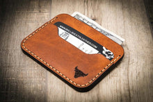 Load image into Gallery viewer, Pflugerville Card Wallet - Chestnut Brown