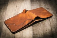 Load image into Gallery viewer, Western Bifold Wallet - Chestnut Brown